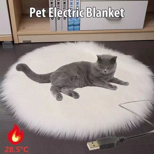 Tapete De Aquecimento Pet Elétrico Esquenta Sofá Cão Gato 110V/220V - 7