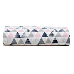 Lençol Avulso Santista Royal Casal Com Elástico Formas Rosa - 1