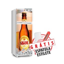 Adesivo Decorativo para Envelopamento de Geladeira e Freezer - Somente Frente - 2