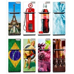 Adesivo Decorativo para Envelopamento de Geladeira e Freezer - Somente Frente - 9