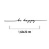 Adesivo Decorativo Parede Frase BE HAPPY - 3