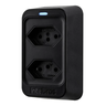 Tomada Dupla Protetor Elétrico contra Surtos Intelbras Eps 302 Bivolt Preto - 3