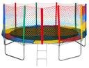 Ver imagem 4 de Cama Elástica Pula Pula 3,66 Fechamento Ziper Colorida 100% Nacional Suporta até 415kg