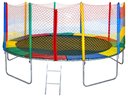 Ver imagem 1 de Cama Elástica Pula Pula 3,66 Fechamento Ziper Colorida 100% Nacional Suporta até 415kg