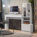 Ver imagem 2 de Escrivaninha Office Lion Branco Liso Fosco