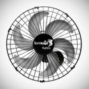 Ver imagem 3 de Ventilador de Parede com Controle Remoto Tufão 50cm Preto Bivolt Loren Sid