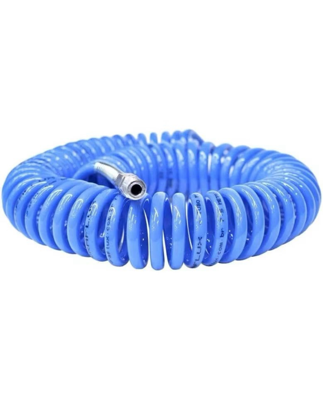 Mangueira espiral pu 45 x 3 5m terminal macho 1 4 madeiramadeira