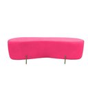 Ver imagem 3 de Puff Decorativo Alana Couro Rosa Pink