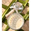 Ver imagem 2 de Vela Potiche Luxo Vitroux Transparente | 180gr Ellegance Aromas 3647 Vanilla