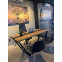 Ver imagem 6 de Mesa de Escritório Madeira Maciça 1,50 x 0,70 x 0,75 M