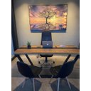 Ver imagem 2 de Mesa de Escritório Madeira Maciça 1,50 x 0,70 x 0,75 M