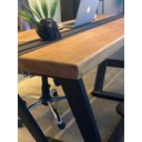 Ver imagem 5 de Mesa de Escritório Madeira Maciça 1,50 x 0,70 x 0,75 M