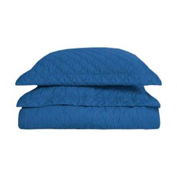 Kit Los Angeles 150 Fios Casal King 3 Peças - Azul Royal - 1