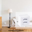 Ver imagem 5 de Conj Caixa Sobrepor 2 Tomadas 20a 75x75 Br Sleek Margirius Cor:branco