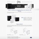 Ver imagem 4 de Conj Caixa Sobrepor 2 Tomadas 20a 75x75 Br Sleek Margirius Cor:branco