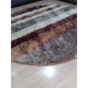Ver imagem 3 de Tapete Sala, Quarto 1,50x1,50 Redondo Pelo Macio Capucino