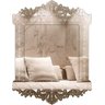 Espelho Veneziano Decorativo Sala 80x90 - 38132 - Prata - 1