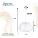 Ver mais imagens de Pendente Tecido Transparente Balloon 50 X 30 Tec12 + Led