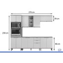 Ver imagem 3 de Kit Cozinha 5 Peças 11 Portas Bless CZ666 Off Linea