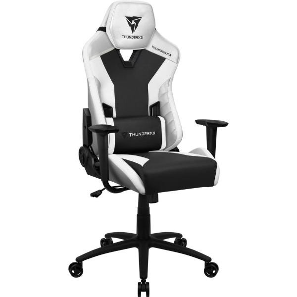 Cadeira Gamer Profissional Ergonômica Reclinável Tc3 All White Thunderx3