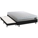Ver imagem 2 de Cama Box c/Aux Crc Casal +Colchão Ortopédico Magnum Hellen -
