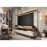 Rack e Painel Germai Vivare Wood Off White / Nature TV 72 Polegadas - Off White / Nature - 2