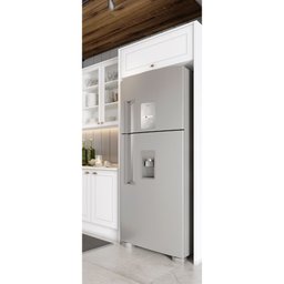 Fechamento para Geladeira Modulado com Armário 1 Porta Basculante Americana Henn - Branco Hp Fosco - 6