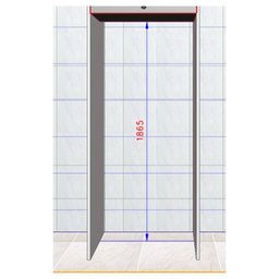 Fechamento para Geladeira Modulado com Armário 1 Porta Basculante Americana Henn - Branco Hp Fosco - 2