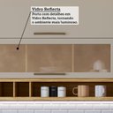 Ver imagem 7 de Cozinha Completa Modulada 100% MDF 5 Peças 11 Portas 4 Gavetas e Vidro 274cm Vicenza Espresso Móveis Bege/Amêndoa/Off-White