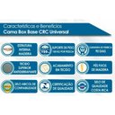 Ver imagem 2 de Cama Box Base Casal Universal Bordado Black (138x188x25) - Polar