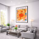 Ver imagem 4 de Quadro Canvas Valencia Flores e Plantas 70x50cm Mold Branca