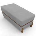 Ver imagem 4 de Puff Recamier Kodama 200 Cm para Sala Quarto Pé de Cama Hall de Entrada Bouclé Premium Luxo