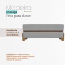 Ver mais imagens de Puff Recamier Kodama 200 Cm para Sala Quarto Pé de Cama Hall de Entrada Bouclé Premium Luxo