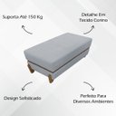 Ver imagem 2 de Puff Recamier Kodama para Cama King 200cm Bouclé Cores Pé Castanho