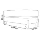 Ver mais imagens de Puff Recamier Kodama para Cama King 200cm Bouclé Cores Pé Castanho