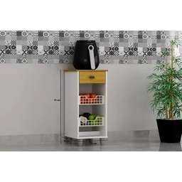 Fruteira Amora Compacta Gavetas Flex e com Pés Reguláveis - Chf Móveis - 5