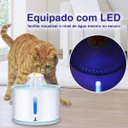 Ver imagem 6 de Bebedouro para Gatos e Cães Lorben 2,4 Litros LED USB Filtragem Purificação