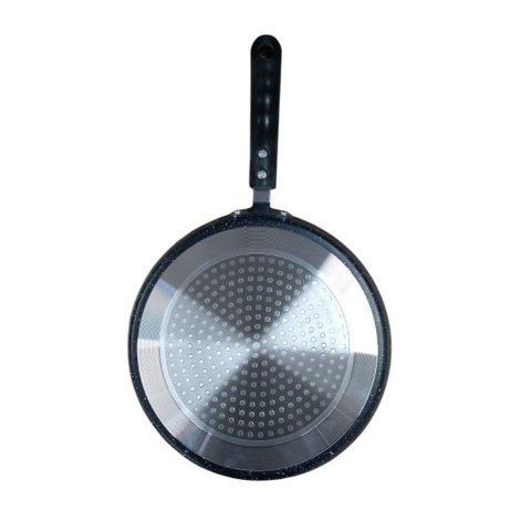 Frigideira Tapioqueira Panquequeira Indução 22cm Antiaderente Preta