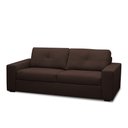 Ver imagem 5 de Sofá Decorativo Mendes 2 Lugares Sala de Estar 150cm Pés em Madeira Couro Marrom Chocolate G88 - Gra