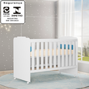 Ver imagem 5 de Berço Em MDF Com Rodizios 3450 Branco PLLA