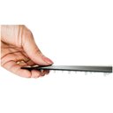 Ver mais imagens de Chuveiro Ducha Quadrado Inox 20x20 Parede Preto Fosco Suporte Redondo Area Externa Banheiro Piscina 