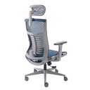 Ver imagem 3 de Cadeira de Escritorio Elements Vertta Grey and Blue Pro
