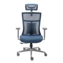Ver imagem 4 de Cadeira de Escritorio Elements Vertta Grey and Blue Pro