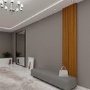 Ver imagem 2 de Placa Painel Ripado 3D 100% MDF 45cm x 250cm Requinte Gelius Naturale