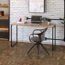 Ver imagem 2 de Mesa de Escritório Escrivaninha 135cm Dynamica Industrial C08 Carvalho - Mpozenato