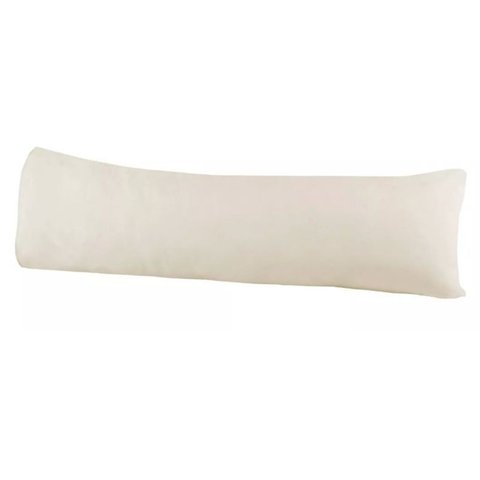 Travesseiro de Corpo Xuxão com Fibra Siliconada Branco
