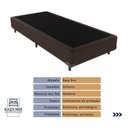Ver imagem 4 de Cama + Box Colchão Molas Ensacadas Solteiro Ortobom Elegant Pillow Marrom