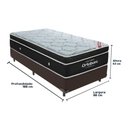 Ver imagem 5 de Cama + Box Colchão Molas Ensacadas Solteiro Ortobom Elegant Pillow Marrom