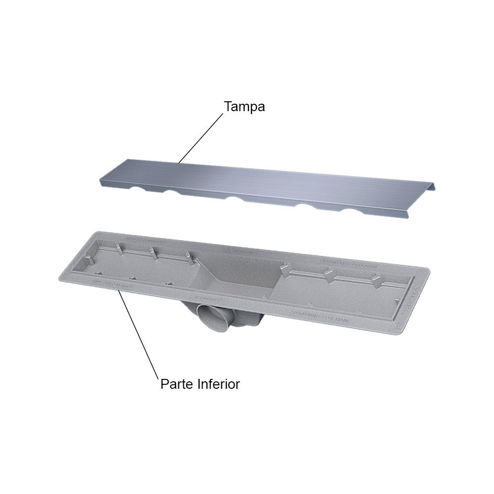 Ralo Inox Versata 60cm Tampa Inox - 2