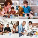 Ver imagem 7 de Secura Timer Visual de 60 Minutos Silencioso para Estudo e Gestão de Tempo (azul)